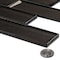 Andova Tiles SAMPLE-Daazen Borealis 2 in. x 6 in. Glass Mosaic Wall Tile SAM-ANDDAA969 - alternate 4